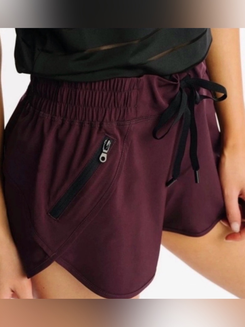 Zyia Active Shorts with Zipper Pocket - 
Size large